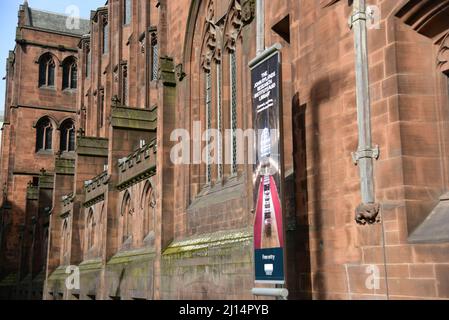 John Rylands Library e Manchester Foto Stock