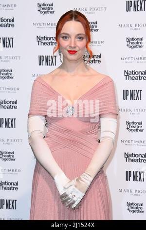 Londra, Regno Unito. 22 marzo 2022. Kat Rooney partecipa al National Theatre Up Next Gala, al National Theatre di Londra. Data foto: Martedì 22 marzo 2022. Il credito fotografico dovrebbe essere: Matt Crossick/Empics/Alamy Live News Foto Stock