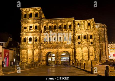 Porta Nigra, Trier, Germania Foto Stock