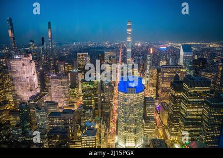 Vista skyline, Summit One Vanderbilt Foto Stock