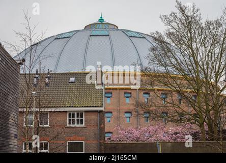 La cupola dell'ex prigione nella città di Haarlem dal 1901, ora sito del patrimonio nazionale dei Paesi Bassi Foto Stock