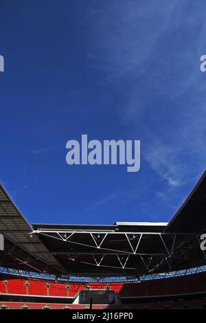 MANCHESTER, INGHILTERRA - 14 SETTEMBRE 2016: Vista dello stadio di Wembley prima della partita UEFA Champions League Group e tra Tottenham Hotspur e MONACO allo stadio di Wembley. Copyright: Cosmin Iftode/Picstaff Foto Stock