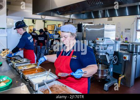 Scuola cena Signore Foto Stock