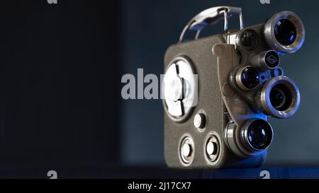 TELECAMERA CINE – EUMIG C3R DOPPIA 8MM Foto Stock