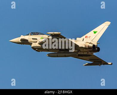 Typhoon FGR4 in volo Foto Stock
