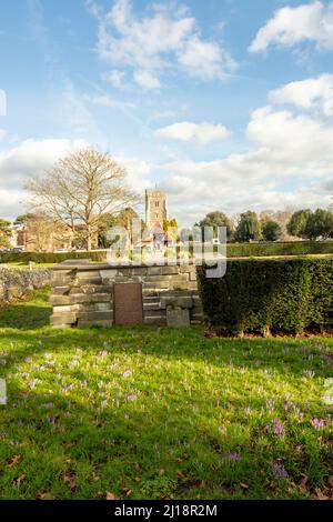 Chiesa parrocchiale di St Mary a Beddington Park, Greater London, Inghilterra, Europa Foto Stock