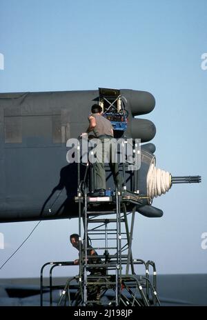 Boeing B-52 Stratofortress Jet Bomber a lungo raggio costruito da Boeing negli Stati Uniti. Foto Stock