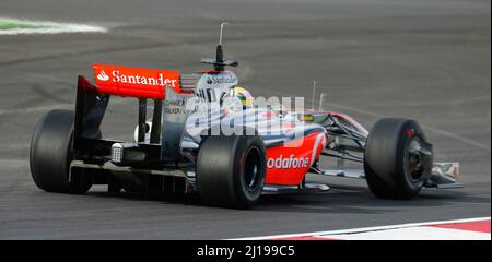 Autodromo do Algarve pista vicino Portimao, Portogallo 19.01.2009, Motorsport: Formula uno pre-test invernale —Lewis HAMILTON, McLaren Mercedes MP4-24 Foto Stock