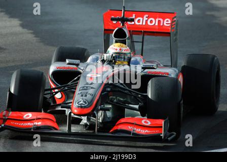 Autodromo do Algarve pista vicino Portimao, Portogallo 19.01.2009, Motorsport: Formula uno pre-test invernale —Lewis HAMILTON, McLaren Mercedes MP4-24 Foto Stock