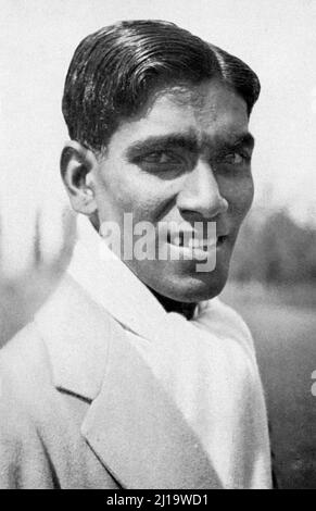 Hockey, Rob Chand, fratello di Dhyan Chand, partecipante alla squadra indiana di hockey Foto Stock