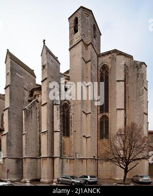 Frankr Saint-Maximin-la-Sainte-Baume Basilika Sainte-Madelaine 60162 Chor von Südosten Foto Stock