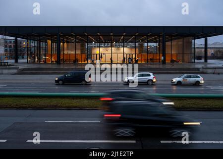 26.01.2022, Germania, Berlino, Berlino - Neue Nationalgalerie, riaperto dopo la ristrutturazione con esposizione di Alexander Calder. 00A220126D356CAROEX.JPG [MO Foto Stock