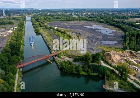 Essen, Renania settentrionale-Vestfalia, Germania - PROGETTO DI sviluppo urbano FREIHEIT EMSCHER. Le città di Essen e Bottrop, insieme al proprietario RAG Mont Foto Stock