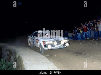 Bjorn Waldegard (SWE) Hans Thorszelius (SWE) Toyota Celica GR4 Toyota Team Europe Foto Stock