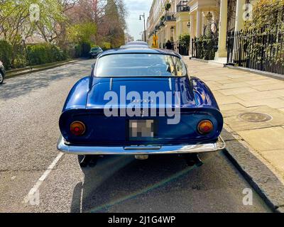 Rara Ferrari 275 GTB vista a Londra. Credit PatPhoto/Alamy Stock Foto Stock