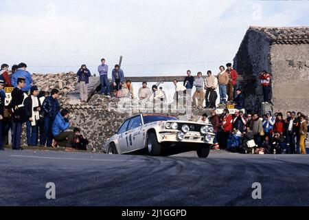 Salvador Servia (ESP) Jordi Sabater (ESP) Opel Ascona 400 GRB Rac Cataluna Conrero Tuning Foto Stock