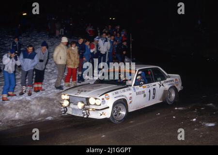 Salvador Servia (ESP) Jordi Sabater (ESP) Opel Ascona 400 GRB Rac Cataluna Conrero Tuning Foto Stock