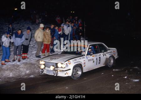 Salvador Servia (ESP) Jordi Sabater (ESP) Opel Ascona 400 GRB Rac Cataluna Conrero Tuning Foto Stock