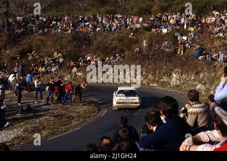 Salvador Servia (ESP) Jordi Sabater (ESP) Opel Ascona 400 GRB Rac Cataluna Conrero Tuning Foto Stock