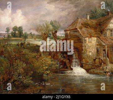 Parham Mill, Gillingham. John Constable. c. 1826. Foto Stock