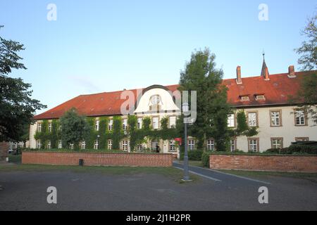 Hotel situato nel monastero di Wöltingerode, sui monti Harz, bassa Sassonia, Germania Foto Stock