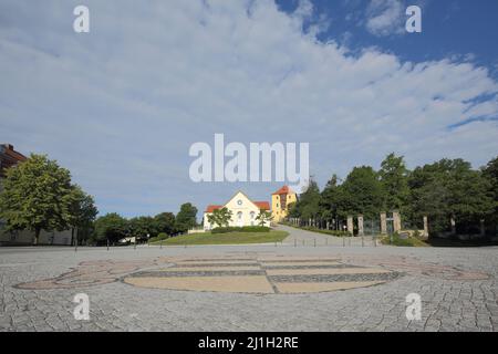 Teatro del Castello di Ballenstedt nei Monti Harz, Sassonia-Anhalt, Germania Foto Stock