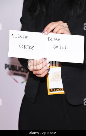 Beverly Hills, Stati Uniti. 25th Mar, 2022. Camminando sul tappeto rosso ai 59th annuali ICG Publicists Awards tenutisi al Beverly Hilton Hotel di Beverly Hills, CA il 25 marzo 2022. (Foto di Anthony Behar/Sipa USA) Credit: Sipa USA/Alamy Live News Foto Stock