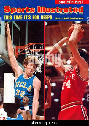 Vintage 25 Marzo 1974 copertina rivista 'Sports Illustrated', USA Foto Stock