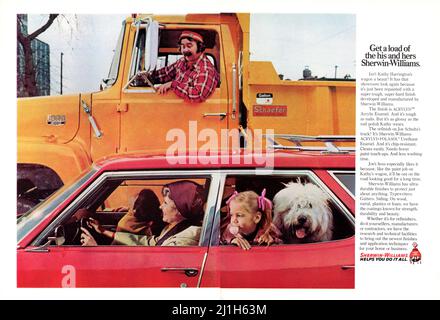 Vintage 25 Marzo 1974 Magazine 'Sports Illustrated' Advert, USA Foto Stock