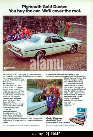 Vintage 25 Marzo 1974 Magazine 'Sports Illustrated' Advert, USA Foto Stock