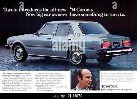 Vintage 25 Marzo 1974 Magazine 'Sports Illustrated' Advert, USA Foto Stock