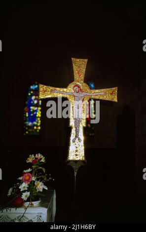 St Remy Provence Francia Monastero di Mausole dove Van Gogh rimase Croce Foto Stock