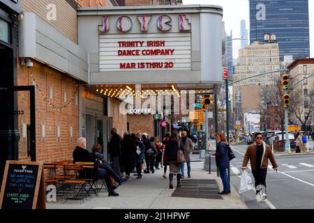 Joyce Theater, 175 8th Ave, New York, NYC foto di un luogo per le arti dello spettacolo nel quartiere Chelsea a Manhattan. Foto Stock