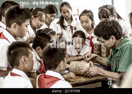 Chongqing Jiangjin West Lake scuola elementare Foto Stock