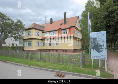 Casa Albert Schweitzer a Koenigsfeld, Baden-Württemberg, Germania Foto Stock