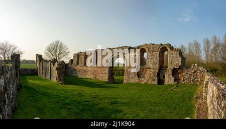 White Ladies Priory Foto Stock