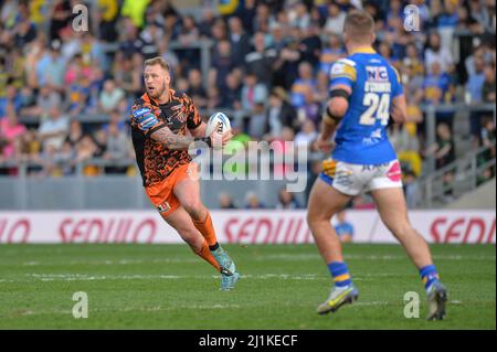 Leeds, Inghilterra - 26th marzo 2022 - Joe Westerman di Castleford Tigers in azione. Rugby League Betfred Challenge Cup Leeds Rhinos vs Castleford Tigers allo stadio Headingley di Leeds, Regno Unito Dean Williams Foto Stock