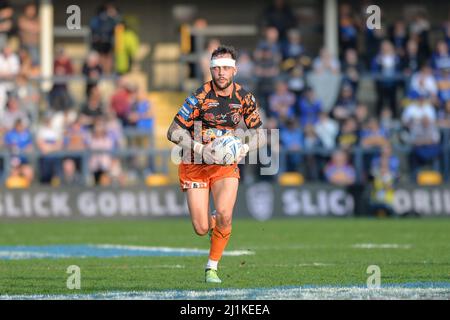 Leeds, Inghilterra - 26th marzo 2022 - Gareth o'Brien di Castleford Tigers in azione. Rugby League Betfred Challenge Cup Leeds Rhinos vs Castleford Tigers allo stadio Headingley di Leeds, Regno Unito Dean Williams Foto Stock