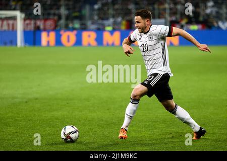 Sinsheim, Germania. 26th Mar 2022. Calcio: Internazionali, Germania - Israele, PreZero Arena. Günter cristiana della Germania. Credit: Uwe Anspach/dpa/Alamy Live News Foto Stock