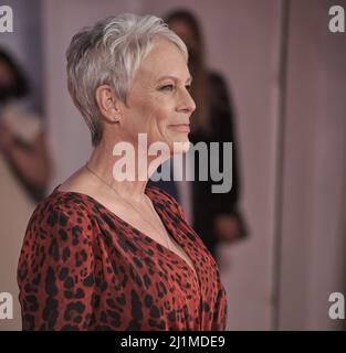 Venezia, Italia. 08th Set 2021. Jamie Lee Curtis partecipa al Halloween uccide Premiere, 78th Festival di Venezia Foto Stock