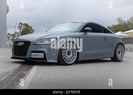 MONTMELO, SPAGNA-10 OTTOBRE 2021: 2009 Audi TT RS (Mk2, tipo 8J) Foto Stock