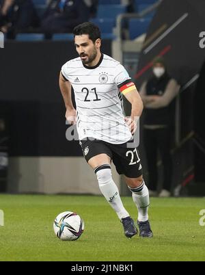 26 marzo 2022, PreZero Arena, Sinsheim, amichevole Germania contro Israele, nella foto Ilkay Gundogan (Germania) Foto Stock