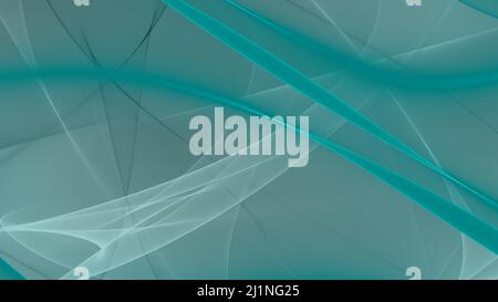 Sfondo astratto 8K teal, turchese nero, bianco, grigio raggio, spirale, laser, nebbia, gradiente Foto Stock