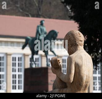 Fontana di Leutenschlager Bad Cannstatt Stoccarda Foto Stock