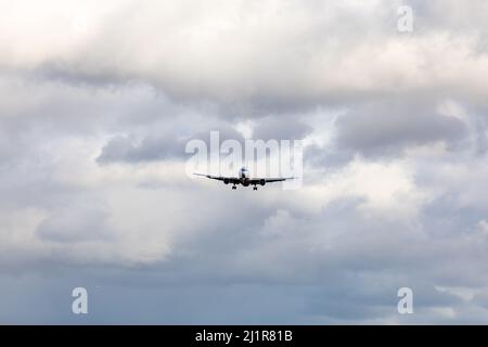 Ikar Boeing 767-300ER VP registrazione BDI. Decollo o atterraggio in aereo all'Aeroporto Internazionale di Sheremetyevo. Concetto di trasporto, turismo e viaggi Foto Stock