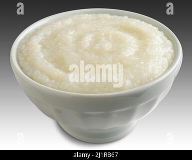 ciotola di fiocchi di avena Foto Stock