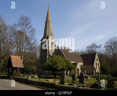 La Chiesa dei Santi Innocenti High Faggio Epping Forest Essex Foto Stock