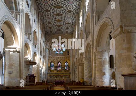 La Chiesa Abbazia Waltham Abbazia Essex Foto Stock