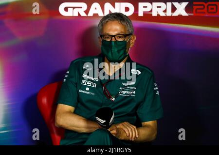 Jeddah, Arabia Saudita. 26th Mar 2022. Mike Krack (LUX, Aston Martin Aramco Cognizant Team F1), Gran Premio d'Arabia Saudita F1 al circuito di Jeddah Corniche il 26 marzo 2022 a Jeddah, Arabia Saudita. (Foto di Carl Bingham/LAT/Motorsport Images/DPPI via HIGH TWO) credito: dpa/Alamy Live News Foto Stock