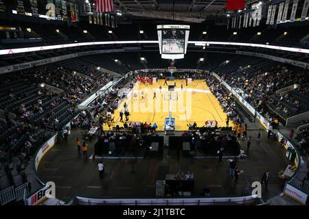 Marzo 27 2022, Londra Ontario Canada, Londra Lightning lega il team migliore 11 vittorie diritte per iniziare la stagione.London Lightning. Luke Durda/Alamy Foto Stock